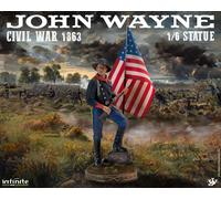 JOHN WAYNE STATUE CIVIL WAR 1/6 48cm INFINITE IN STOCK
