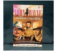 John Wayne Western Classic Collection - Coffret 4 Dvd Et Magazine