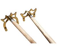 John West 2 Pont de queues de Billard en Laiton Plat & Haut - Queue de Billard Incluse