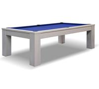 John West Pool Table de billard blanche, 7 ft 230 x 130 cm de taille, neuve avec ardoise