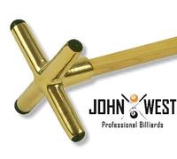 John West queue de billard Pont laiton Croix