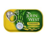 John West Sardines à l'huile de tournesol 12 x 120g