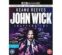 John Wick 1 & 2 – 4K Ultra-HD + 4K – Édition Royaume‑Uni (Import)