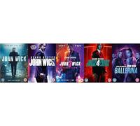 John Wick 1-4 & Ballerina DVD - John wick , john wick 2 , John Wick: Chapter 3 - Parabellum, John Wick: Chapter 4 - Ballerina: From the World of John Wick DVD - John Wick Collection & Ballerina DVD