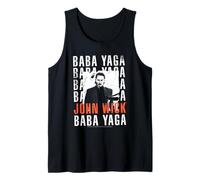 John Wick Baba Yaga Repeating Text & Photo Action Movie Débardeur