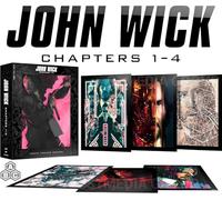 John Wick : Chapters 1-4 Collection [Blu-ray + DVD + numérique] [Sans région]