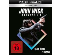 John Wick: Kapitel 1-4 (4 4K UHDs) (4K UHD Blu-ray) Keanu Reeves Chad Stahelski