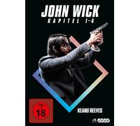 John Wick - Kapitel 1-4 (DVD) Keanu Reeves Chad Stahelski Laurence Fishburne