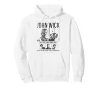 John Wick Minimalist Baba Yaga Distressed Collage Movie Sweat à Capuche