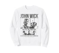 John Wick Minimalist Baba Yaga Distressed Collage Movie Sweatshirt