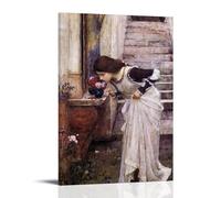 John William Waterhouse, affiches d'art mural imperméables, résistantes à l'humidité, faciles à installer et résistantes à la décoloration, style cadre, 50 x 75 cm