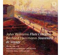 John Williams : Concerto pour flûte - Bernard Herrmann : Souvenirs de Voyage CD