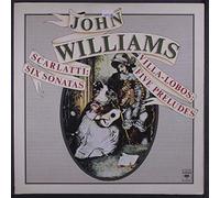JOHN WILLIAMS - scarlatti: six sonatas / villa-lobos: five preludes LP