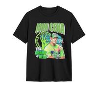 John Wrestler Cena T-shirt unisexe à manches courtes pour homme en coton à col rond, Noir 5, M