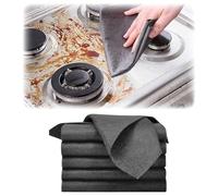 JOHNBOLIN Lavette Microfibre Magique - Chiffon Nettoyage Vitre sans Trace, Chiffon Microfibre pour Vitres, Miroirs, Voiture, Salle de Bain, Cuisine (5)