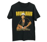 Johniel Bruno Mars 24K Gold World Tour 2017 T Shirt Black L.jpg.jpg Black L