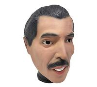 Johnnies Freddie Masque en latex intégral avec inscription « Rock 'n' Roll » Band, Music God, taille unique