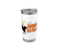Johnny Bravo City Logo Gobelet isotherme en acier inoxydable double paroi