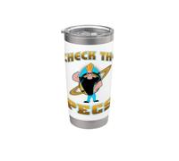Johnny Bravo WBJBR01 Produit officiel Cartoon Network Gobelet isotherme en acier inoxydable double paroi