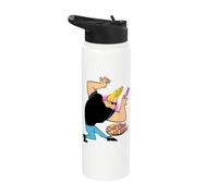 Johnny Bravo WBJBR04 Produit officiel Cartoon Network Stainless Steel Insulated Water Bottle