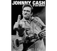 Johnny Cash - Affiche San Quentin - Licence officielle - Lamin e - 2