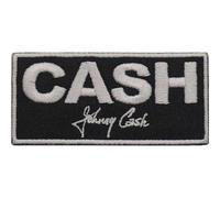 Johnny Cash - Block - Patch - Coton RO4244 (Taille unique) (Noir/Gris)