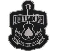 Johnny Cash - Guitare - Patch - Coton RO4833 (Taille unique) (Noir/Gris)