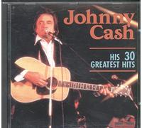 JOHNNY CASH - HIS 30 GREATEST HITS CD UK ENTERTAINERS 1996 30 TRACK (CD0208AAD)