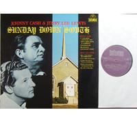 JOHNNY CASH & JERRY LEE LEWIS / SUNDAY DOWN SOUTH / Bildhülle 1970 Deutsche Pressung / bellaphon # BI 1575