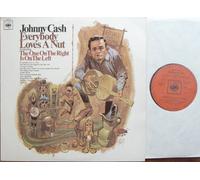 Johnny Cash - Johnny Cash / Everybody Loves A Nut featuring The One On The Right Is On The Left / Bildhülle 1966 mit ORIGINAL Werbe-Innen-Schutzhülle Englische Pressung / CBS # S BPG 62717 (CS 9292)
