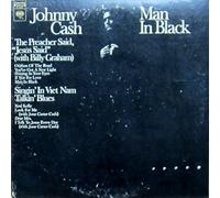 Johnny Cash - Johnny Cash Man In Black LP CBS S64331 EX/EX 1971