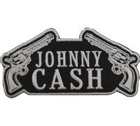 Johnny Cash - Pistolet - Patch - Coton RO4319 (Taille unique) (Noir/Gris)