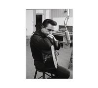 Johnny Cash Poster sur toile pour chambre à coucher, bureau, chambre, cadeau 30 x 45 cm