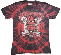 Johnny Cash - "Ring Of Fire" T-shirt unie homme/femme RO4834 (S) (Rouge)