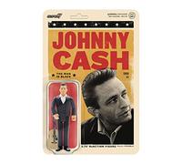 Johnny Cash Super7 Figurine The Man in Black Reaction 9,5 cm