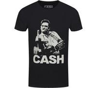 Johnny Cash T-Shirt Finger Homme Noir - Taille S Noir G