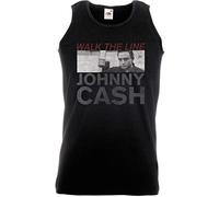 Johnny Cash - T-Shirt # L Black Unisex # Studio Shot [Import]