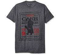 Johnny Cash T-Shirt One Night Only, Gris Anthracite chiné, XL