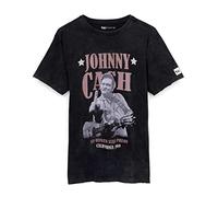 Johnny Cash T-Shirt Unisexe Hommes Femmes Band Country Music Noir Top Medium