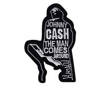 Johnny Cash The Man Comes Around Écusson Patch en fer brodé sur accessoire