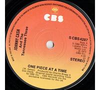 Johnny Cash & The Tennessee Three - ONE PIECE AT A TIME 7" (45) UK CBS 1976 B/W GO ON BLUES (SCBS4287)