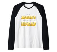 Johnny Costume IDGAF Funny Meme Halloween Costume for John Manche Raglan