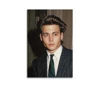 Johnny Depp - Impression sur toile pour salon, chambre à coucher - 60 x 90 cm