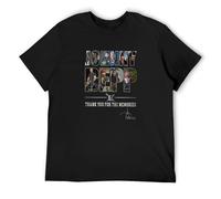 Johnny Depp Thank You for The Memories Unisex T-Shirt Printed Tee Black Mens Top Shirt S
