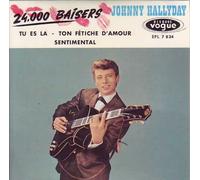 Johnny HALLYDAY - 24,000 Baisers 4-track Ltd ed reissue CARD SLEEVE CD single