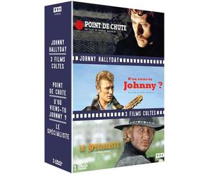 Johnny Hallyday - 3 Films Cultes : Point De Chute + D'où Viens-Tu Johnny + Le Spécialiste - Pack