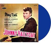 Johnny Hallyday - 45t Vinyl Bleu - Collection pochette étrangère 10 "Pony Time" Espagne