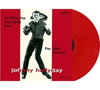 Johnny Hallyday - 45t Vinyle Rouge - Collection pochette étrangère 2 "Ce n'est pas juste après tout - Pas cette chanson"