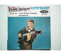 Johnny Hallyday 45Tours EP vinyle 24.000 Baisers vogue