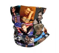 Johnny Hallyday Cache-cou coupe-vent pour homme et femme Motif musique rock